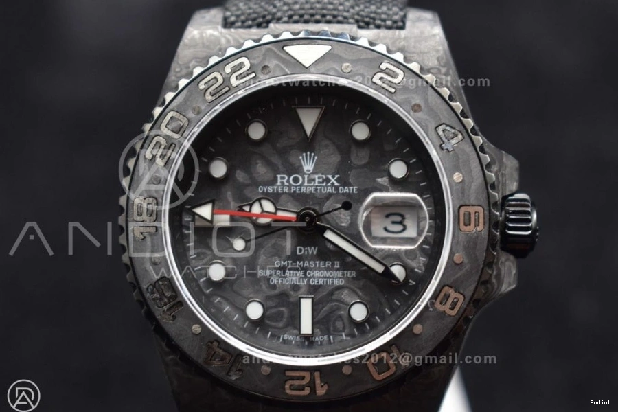 Nylon 423 Black Dial SA3186 Bold Strap DIW Black Edition GMT All Carbon OMF on CHS Black Best 0718